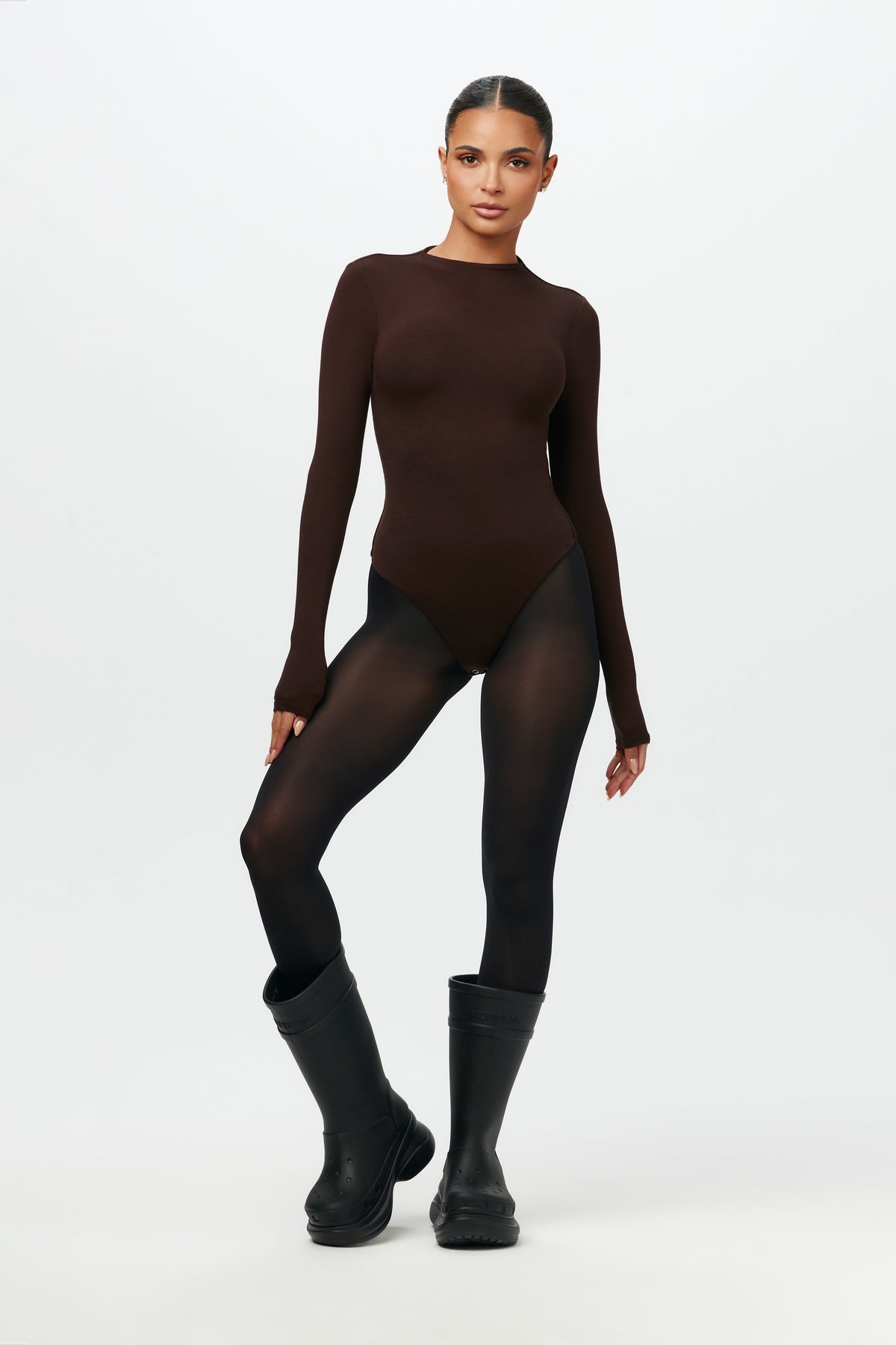 NW Sculpt Mock Neck Bodysuit