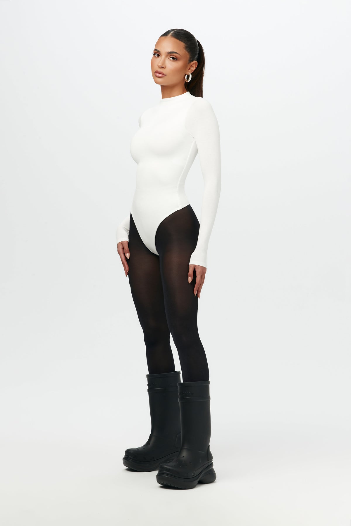 NW Sculpt Mock Neck Bodysuit