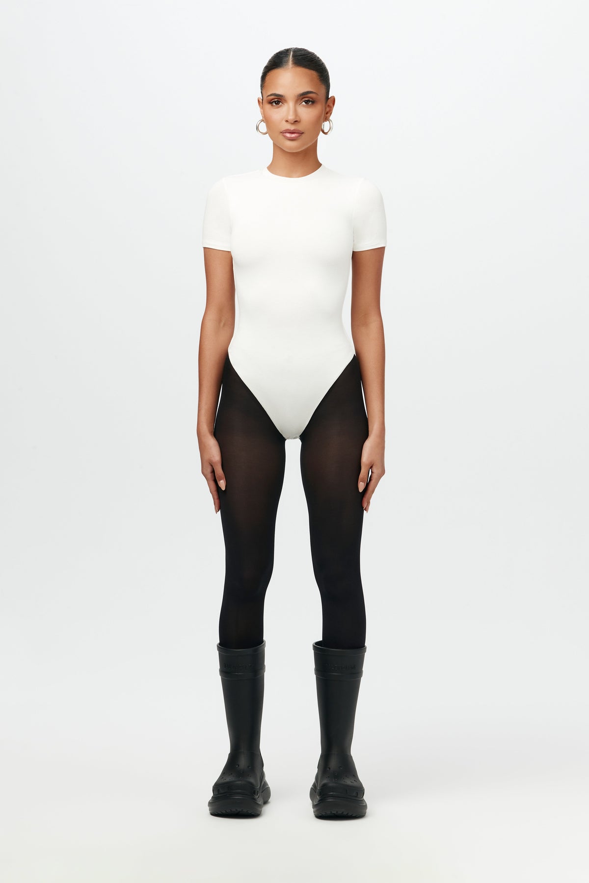 NW Crewneck Short Sleeve Bodysuit