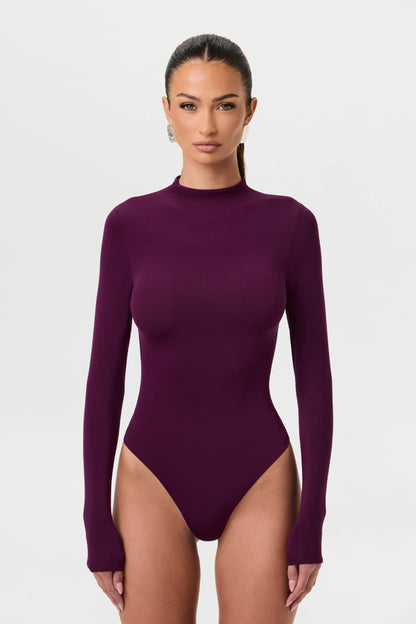 Naked Mock Neck Bodysuit