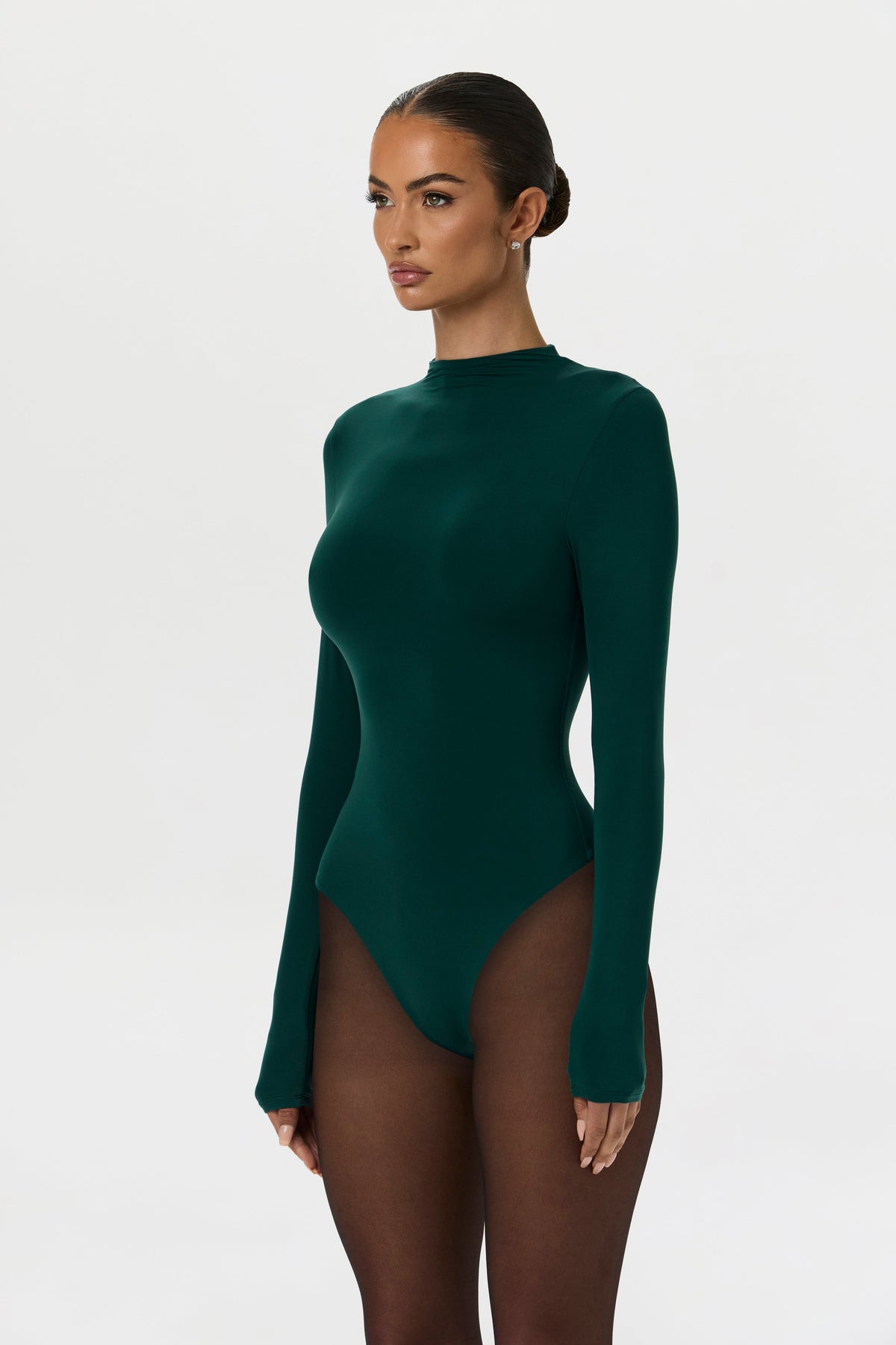 Naked Mock Neck Bodysuit