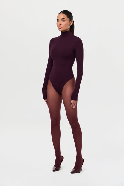Butter Turtleneck Contour Bodysuit