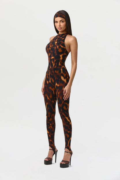 Naked Print Stirrup Legging