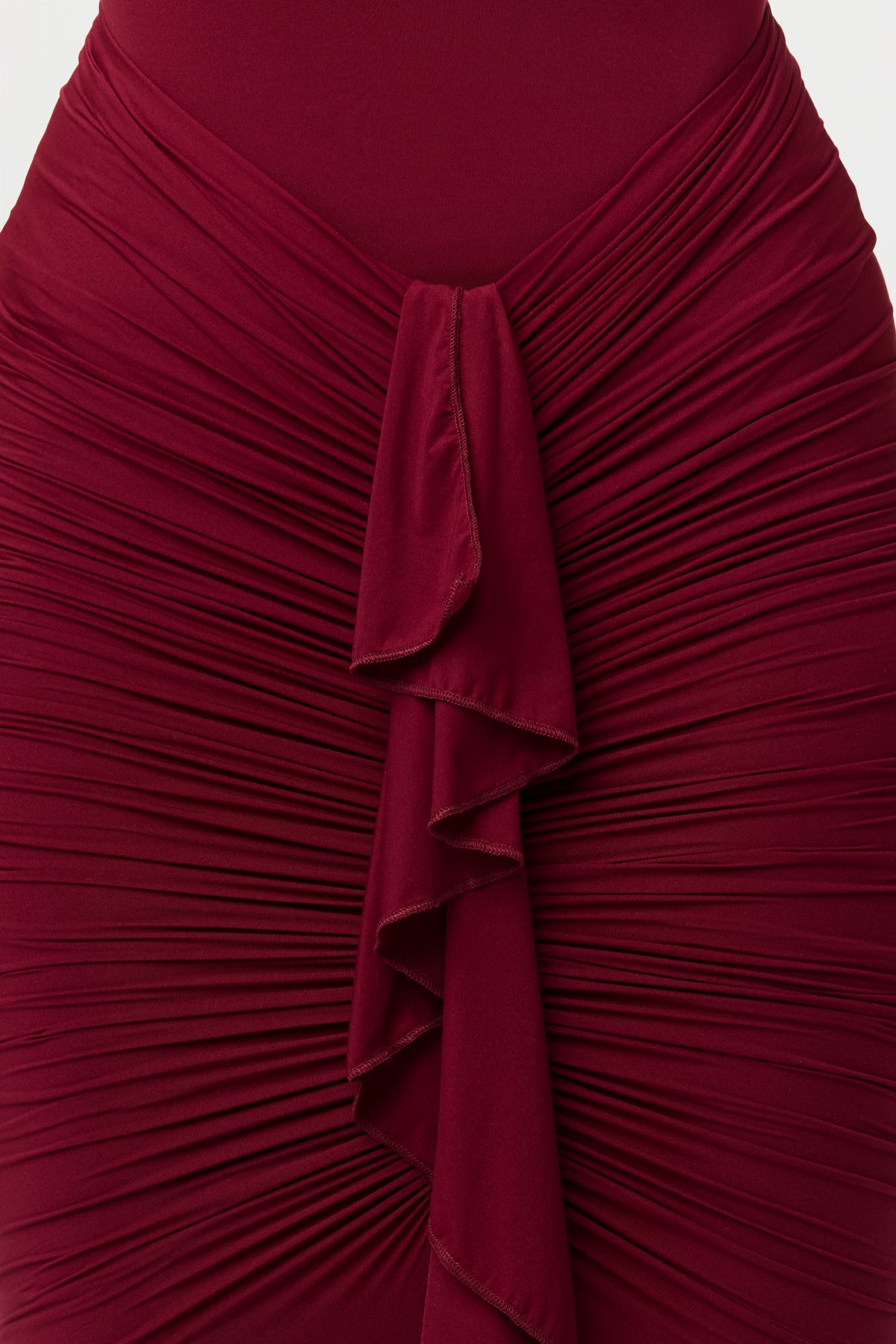 Naked Drape Midi Skirt