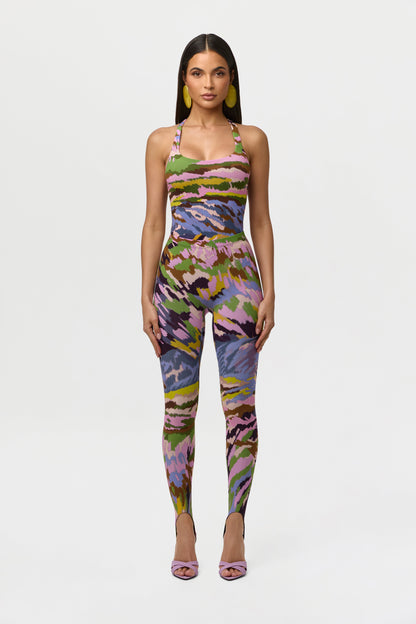Naked Print Stirrup Legging