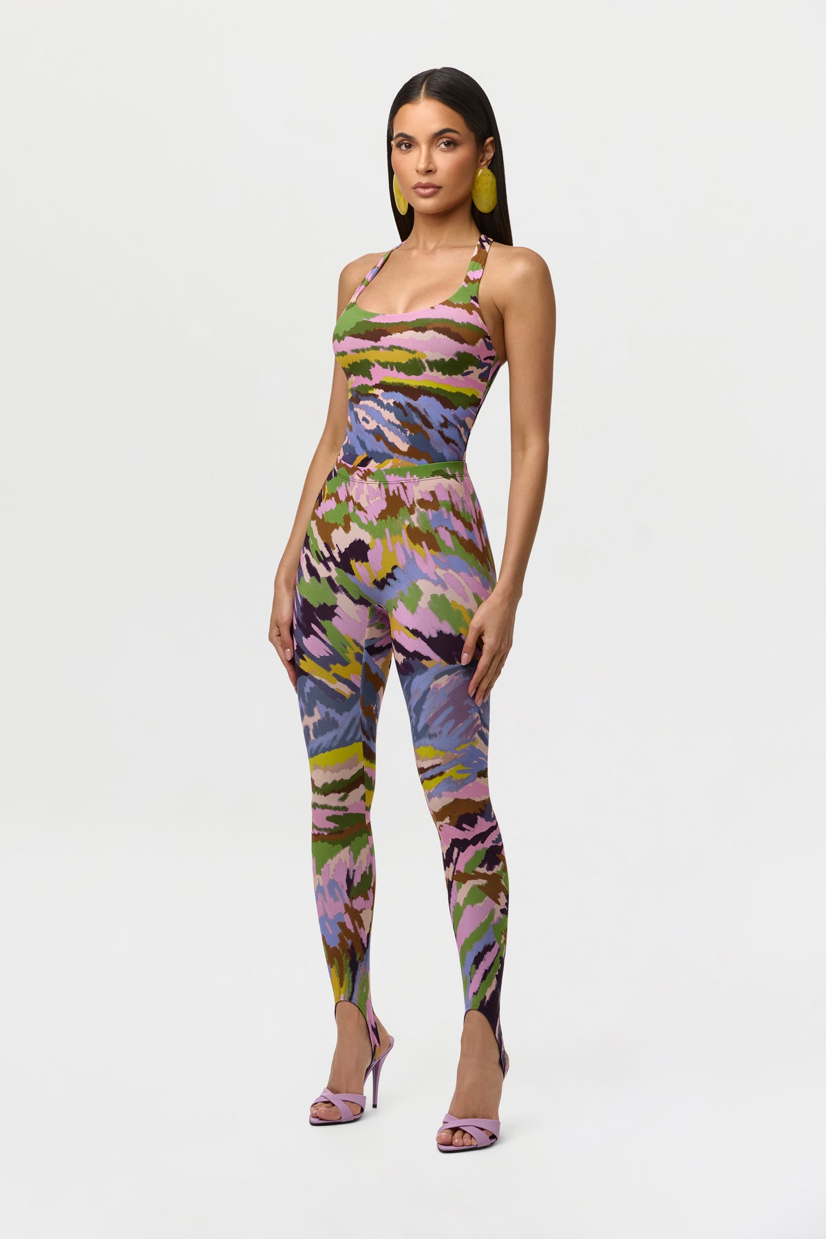 Naked Print Stirrup Legging