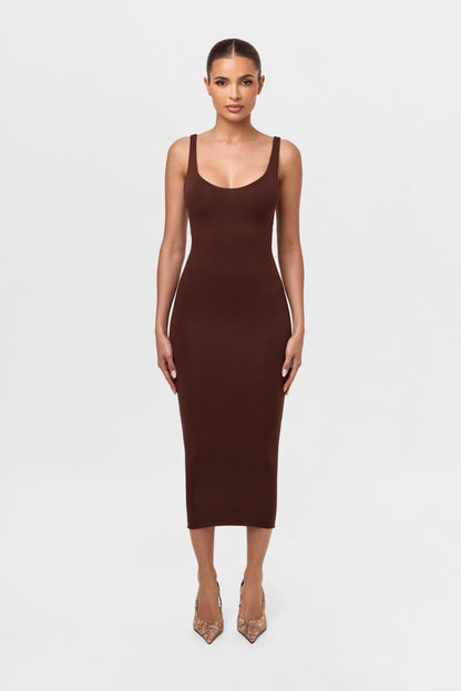 NW Sculpt Tank Midi Dress