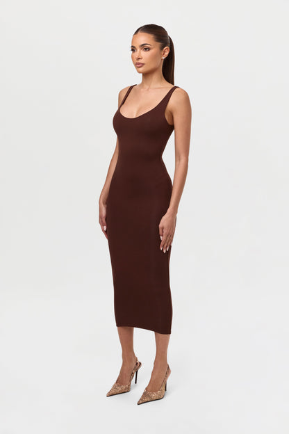 NW Sculpt Tank Midi Dress