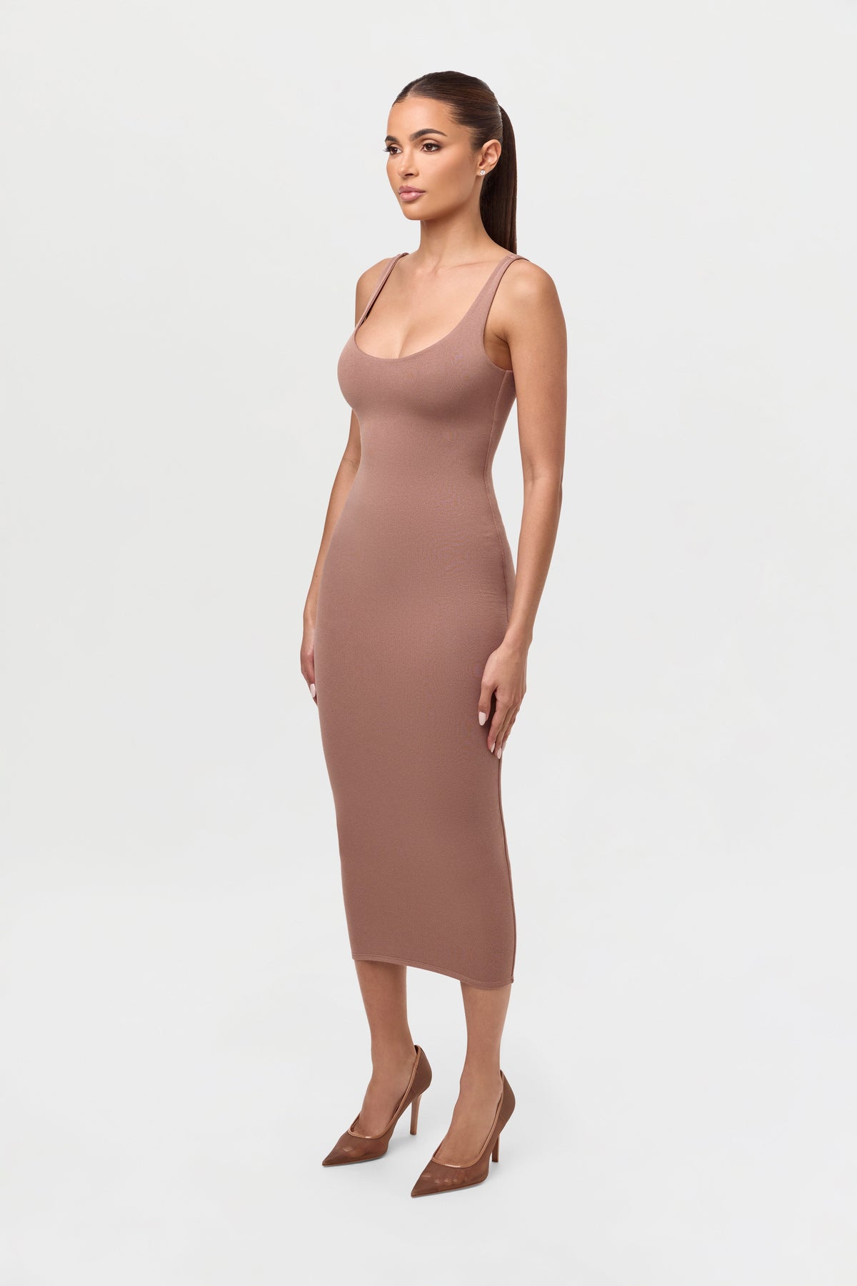 NW Sculpt Tank Midi Dress