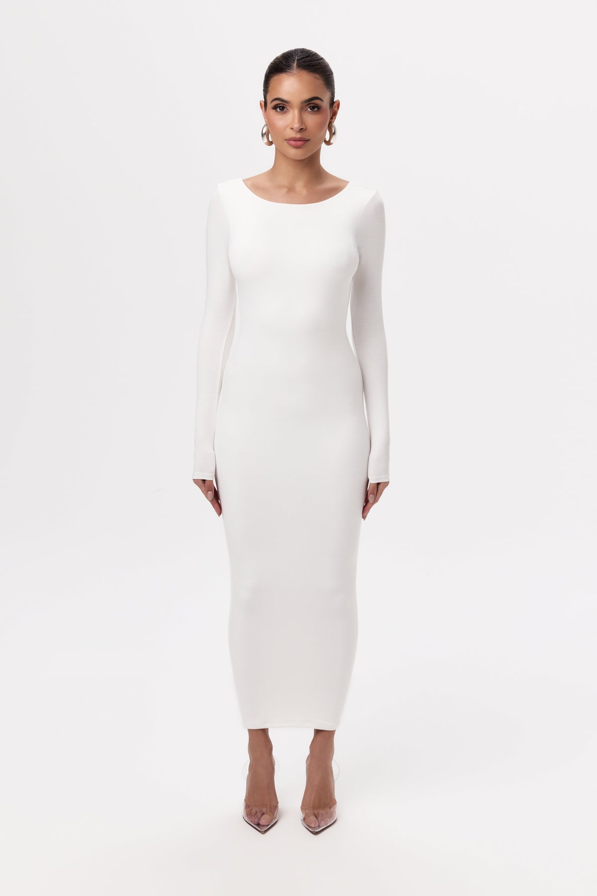 NW Open Back Midi Dress