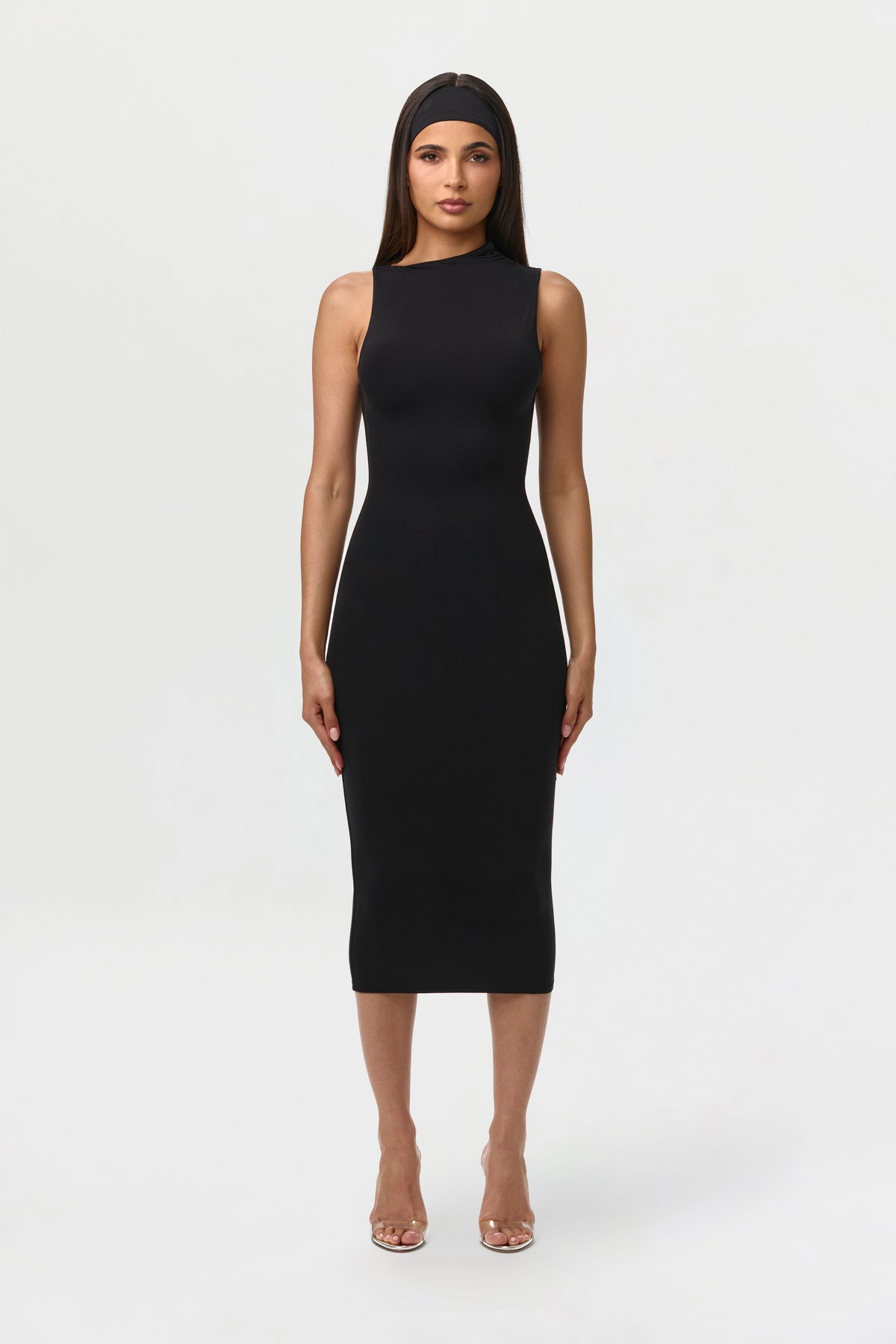 Naked Sleeveless Midi Dress