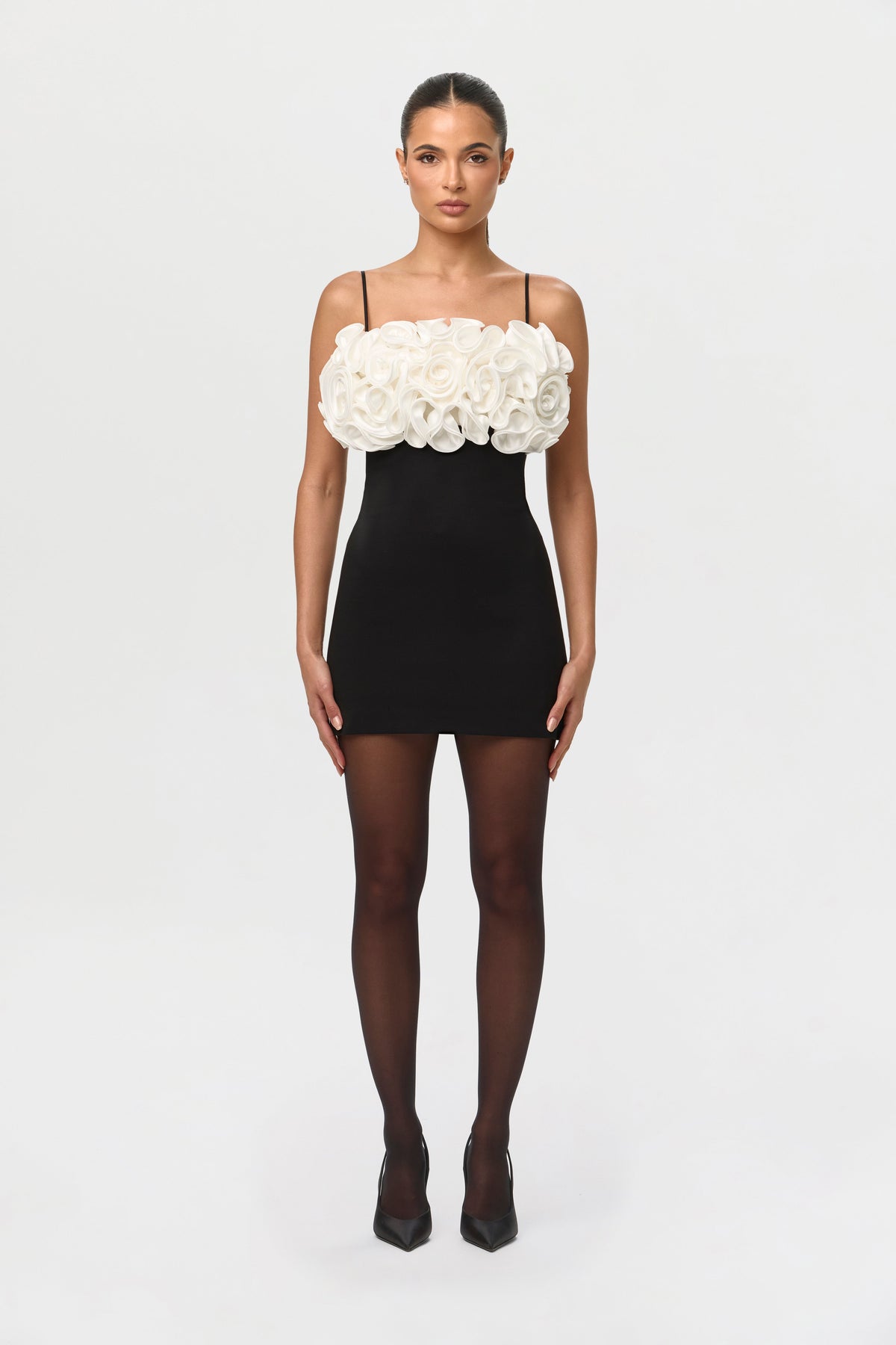 Ponte Roses Mini Dress