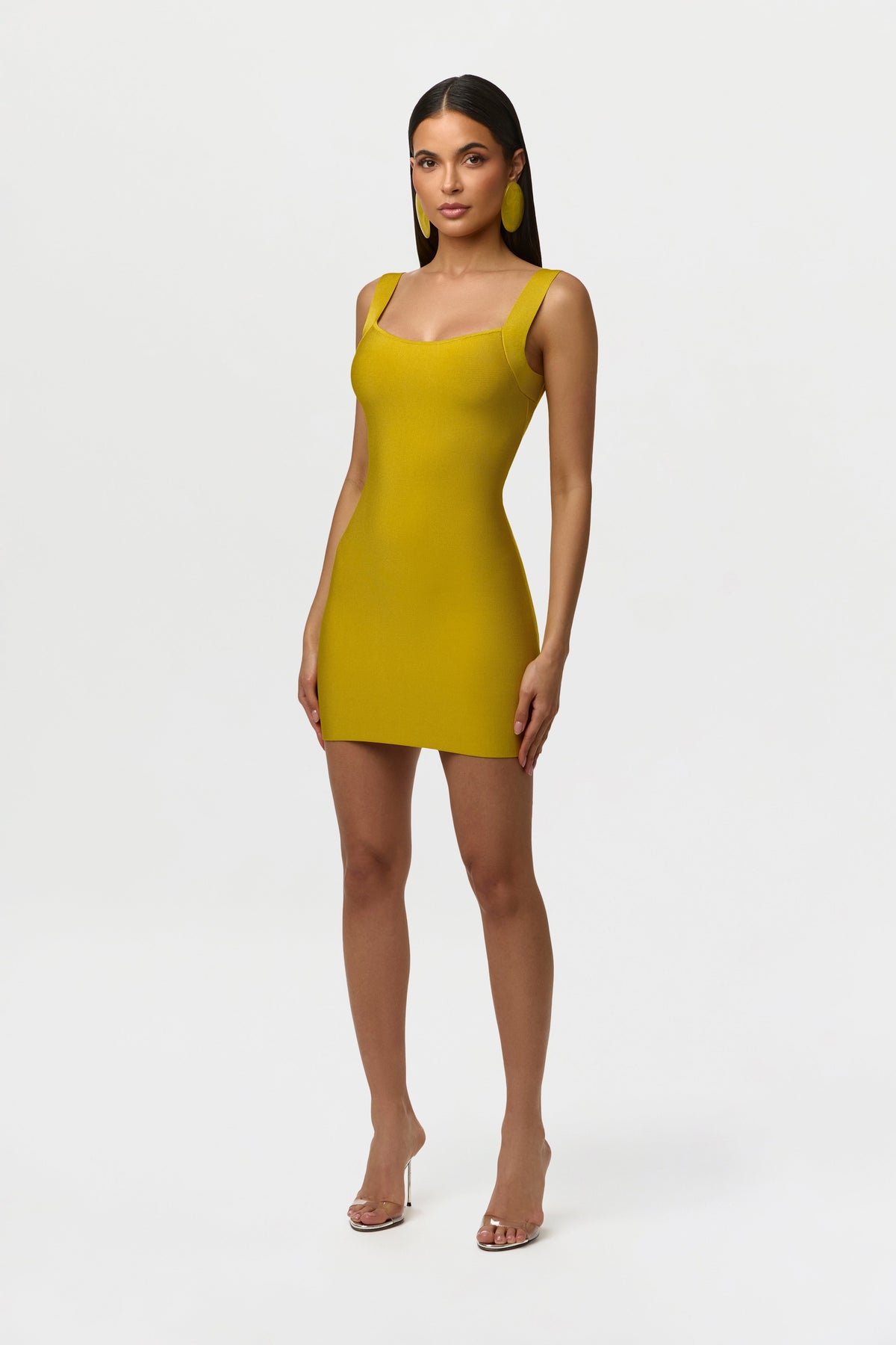 Knit Bandage Sculpt Mini Dress