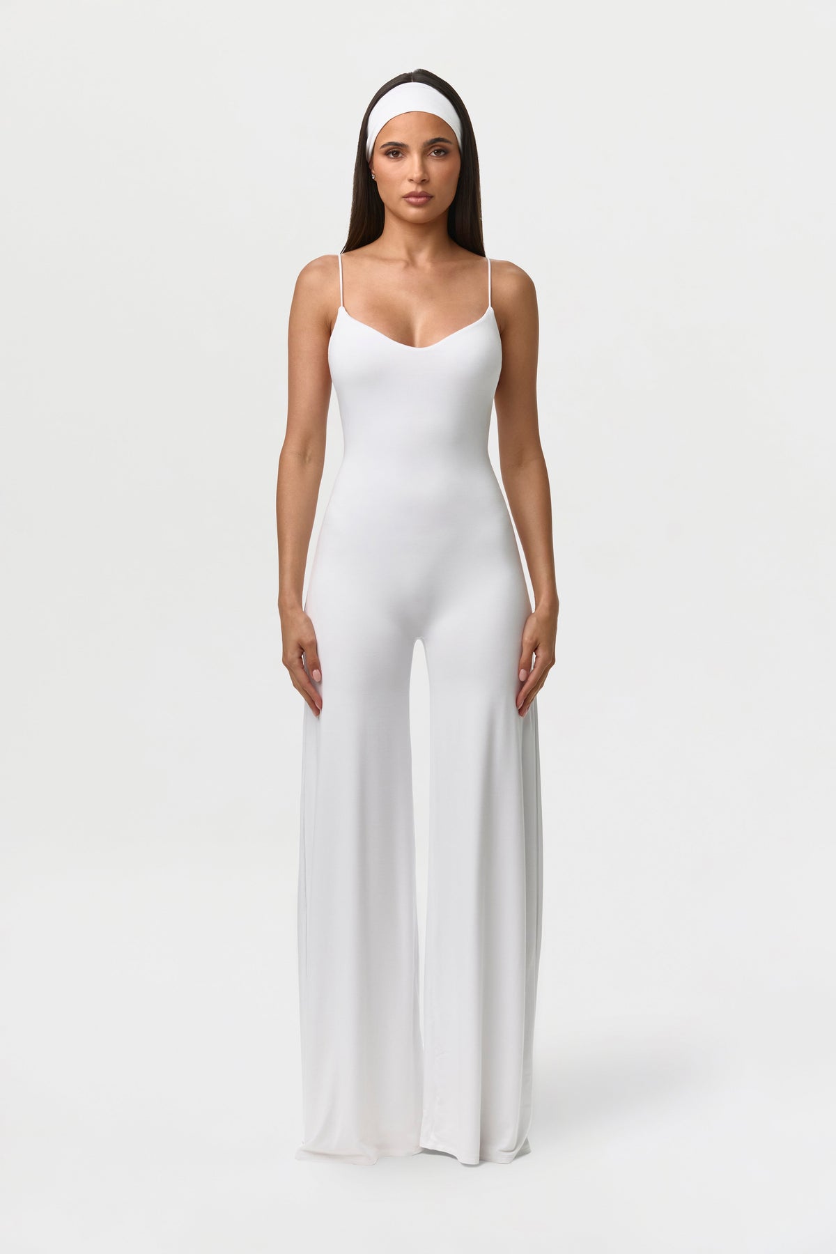 Smooth Cami Wide Leg Jumpsuit Petite