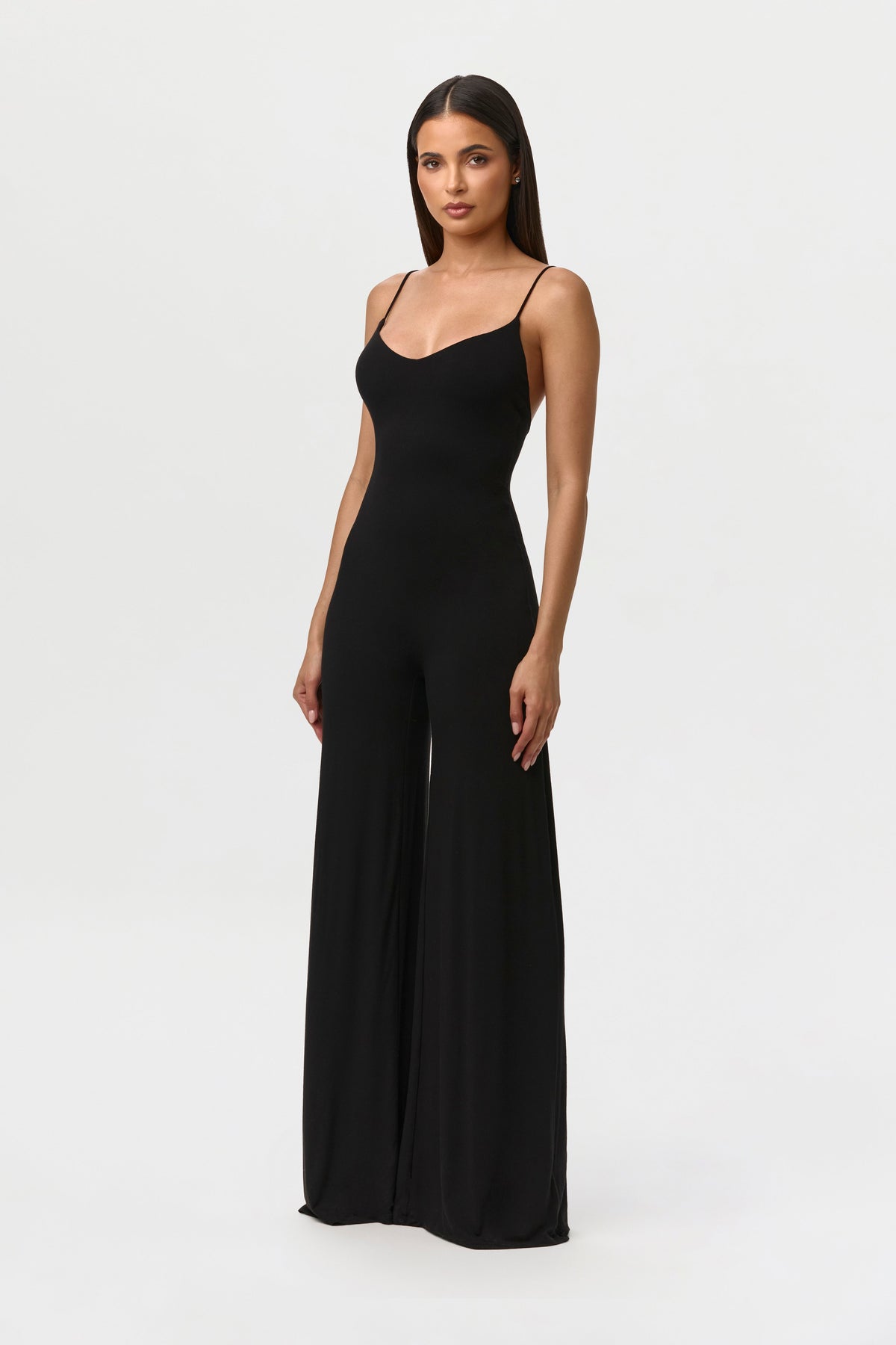 Smooth Cami Wide Leg Jumpsuit Petite