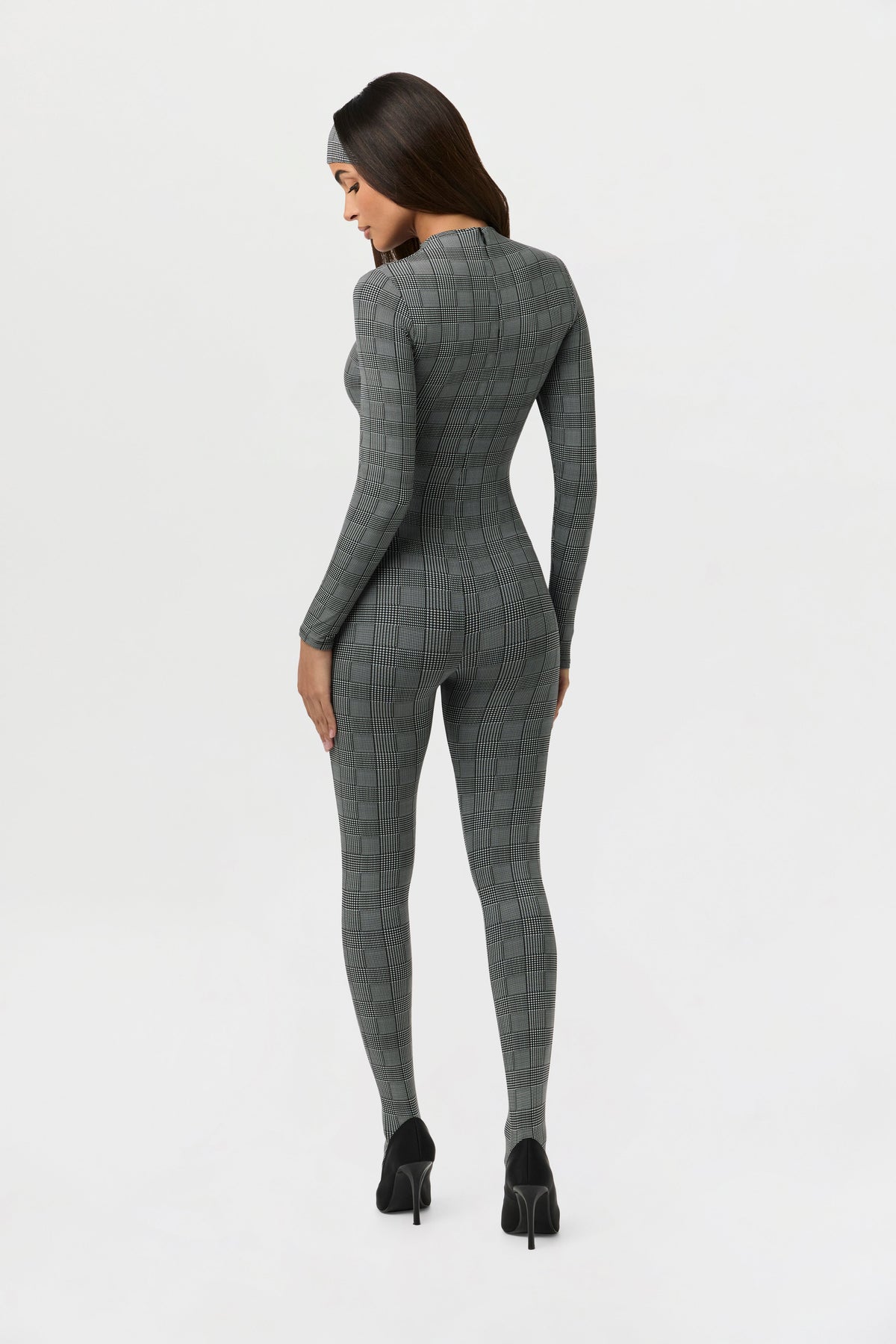 Naked Print Closed Toe Jumpsuit Petite