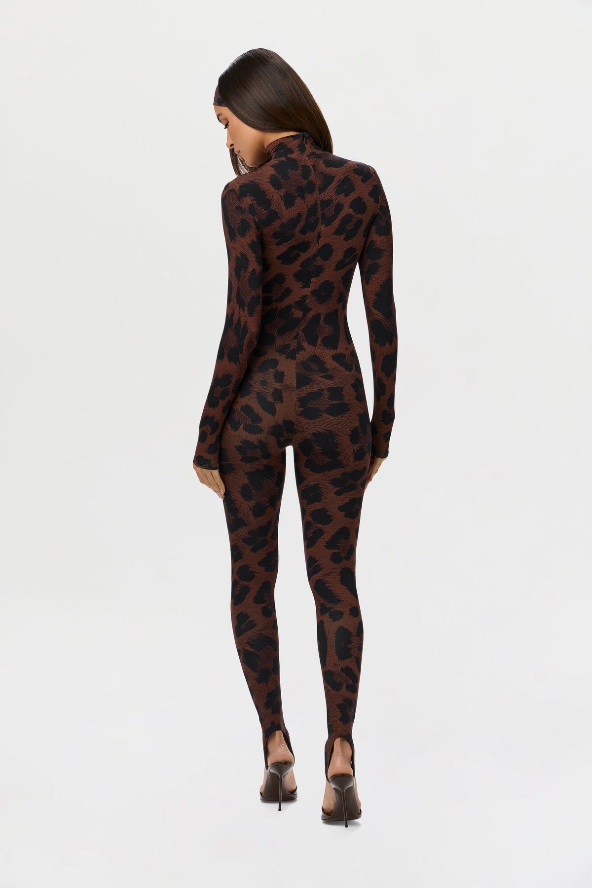 Naked Print Stirrup Jumpsuit Petite