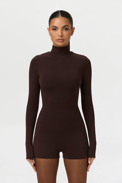 Butter Turtleneck Contour Romper