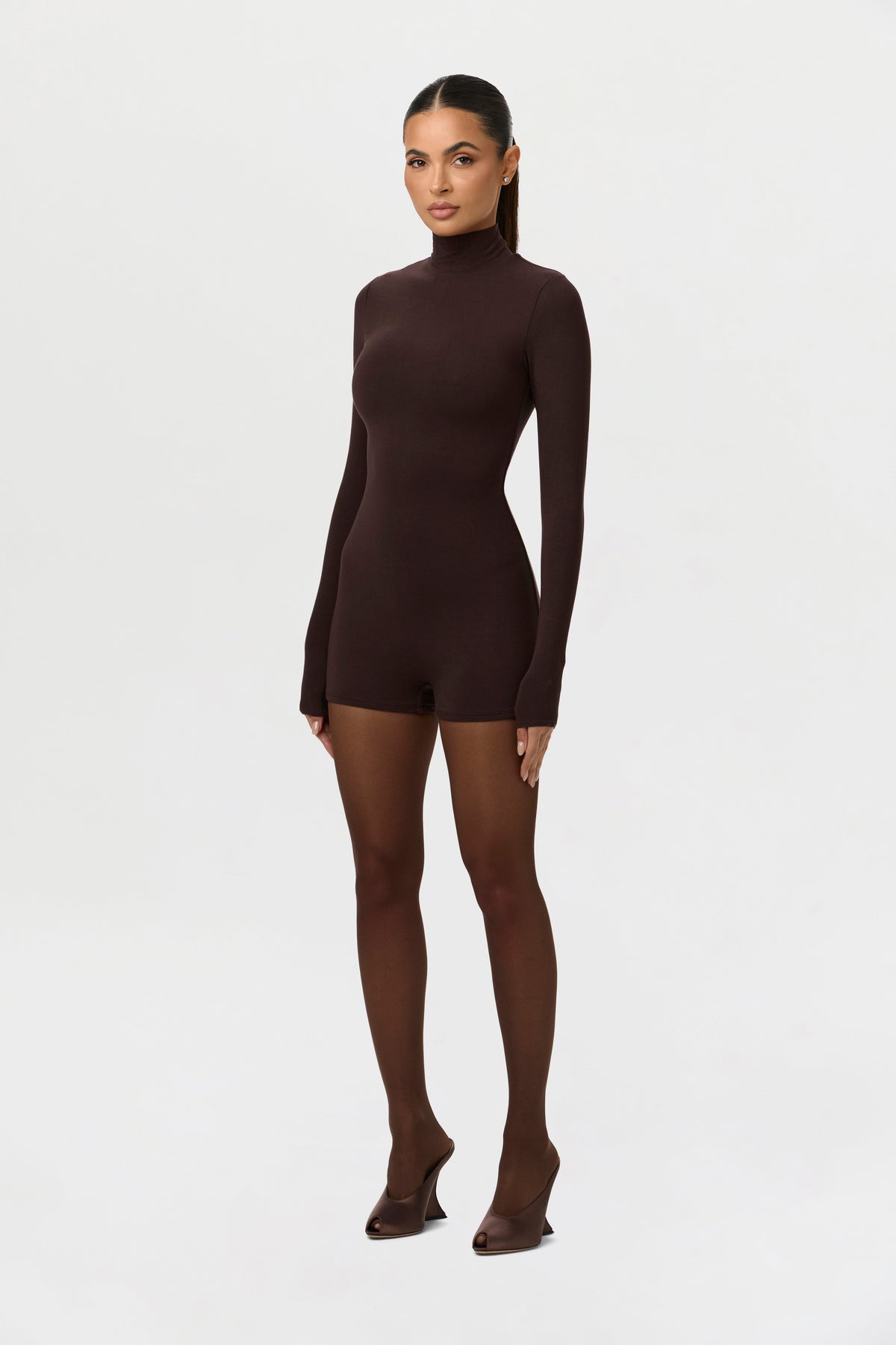 Butter Turtleneck Contour Romper