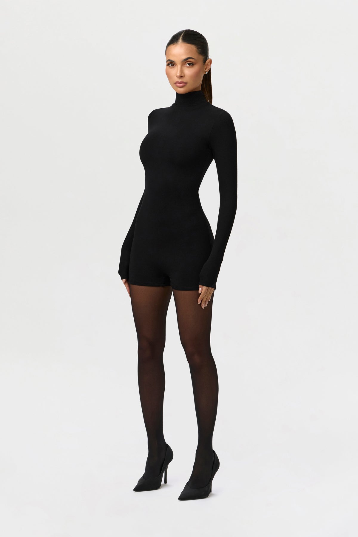 Butter Turtleneck Contour Romper