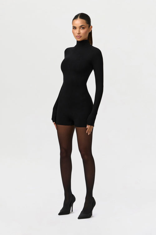 Butter Turtleneck Contour Romper