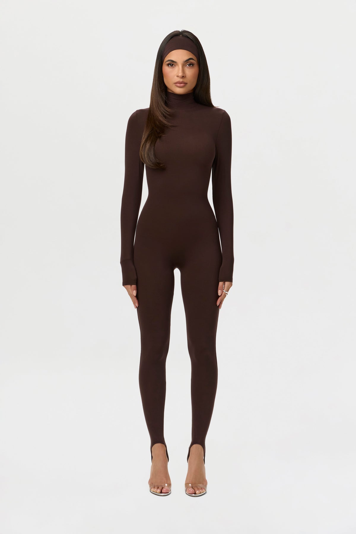 Naked Turtleneck Stirrup Jumpsuit Petite