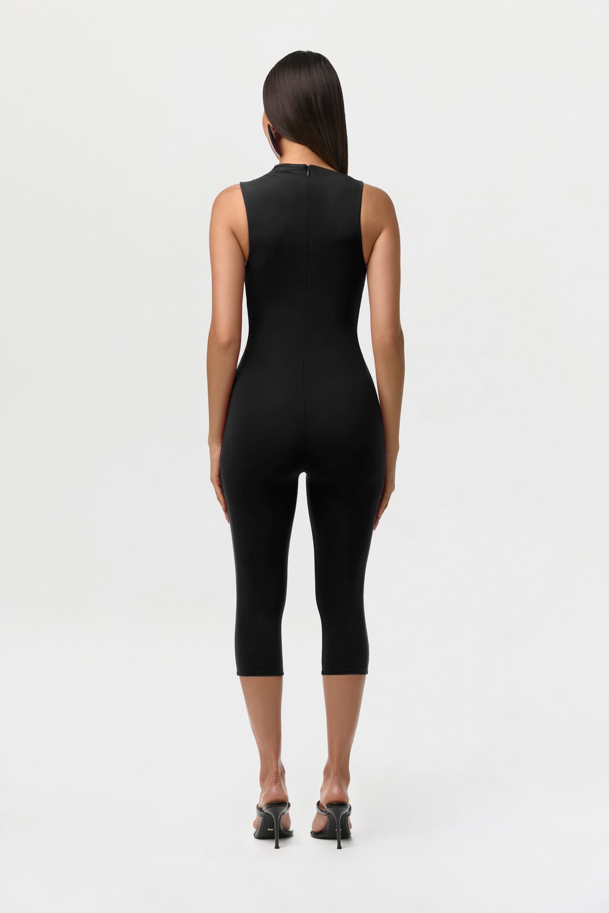 Naked Sleeveless Capri Jumpsuit