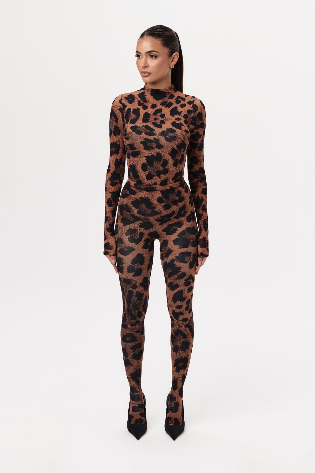 Naked Print Tights Petite