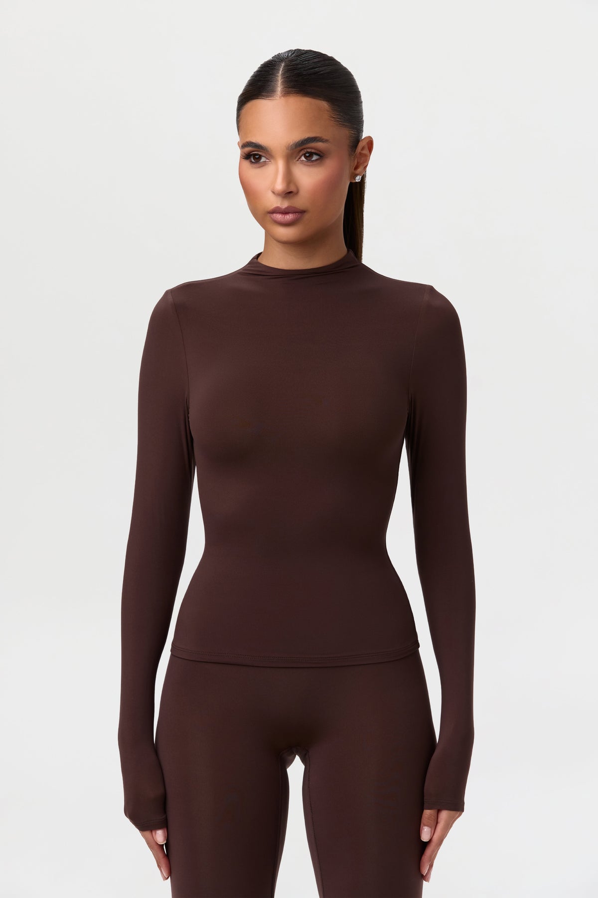 Naked Mock Neck Top