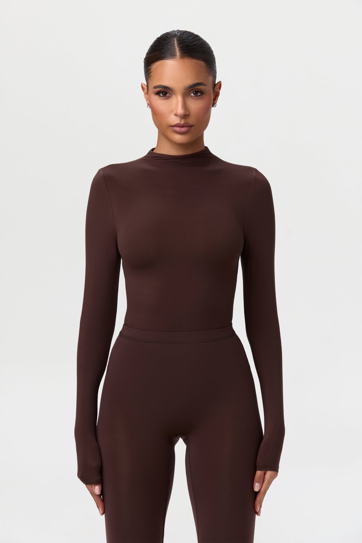Naked Mock Neck Top