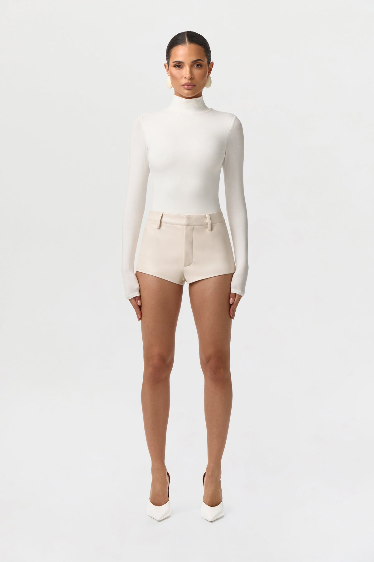 Vegan Leather Hot Pants