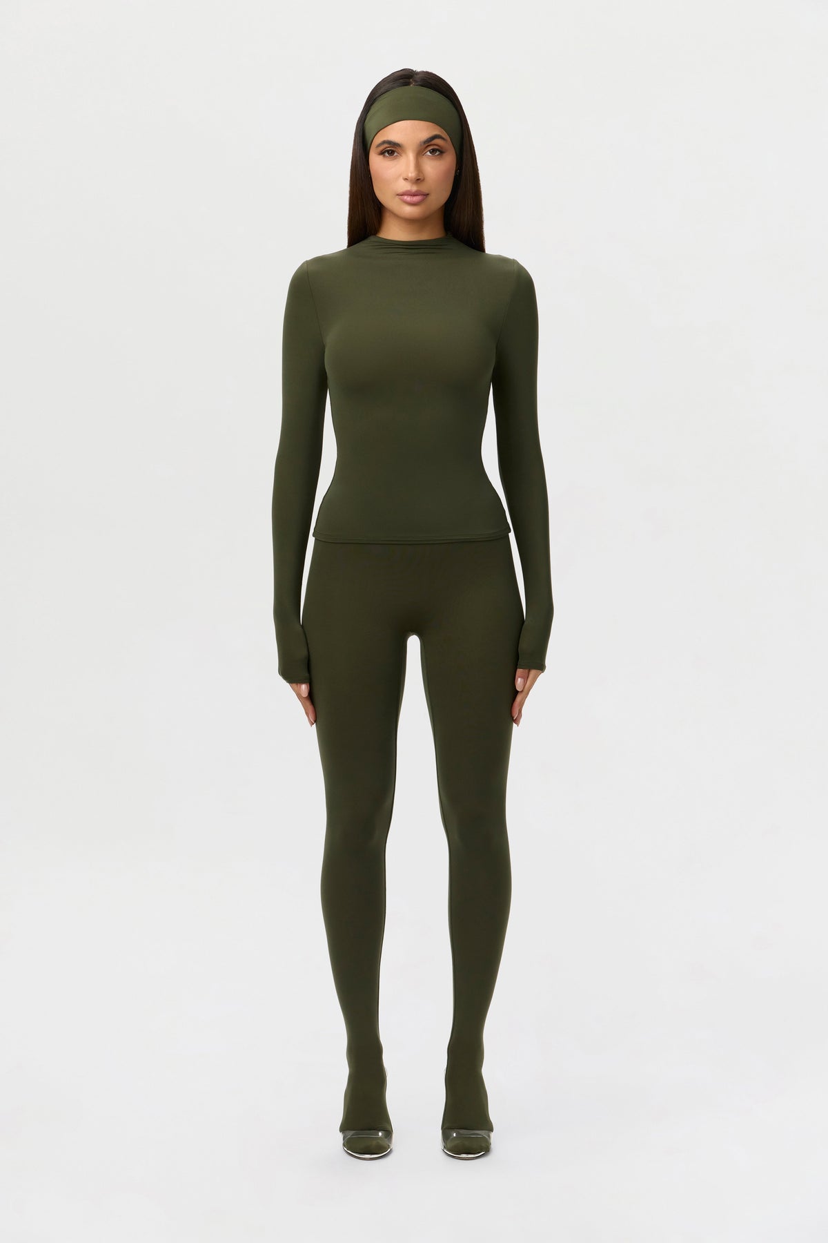 Naked Mock Neck Top