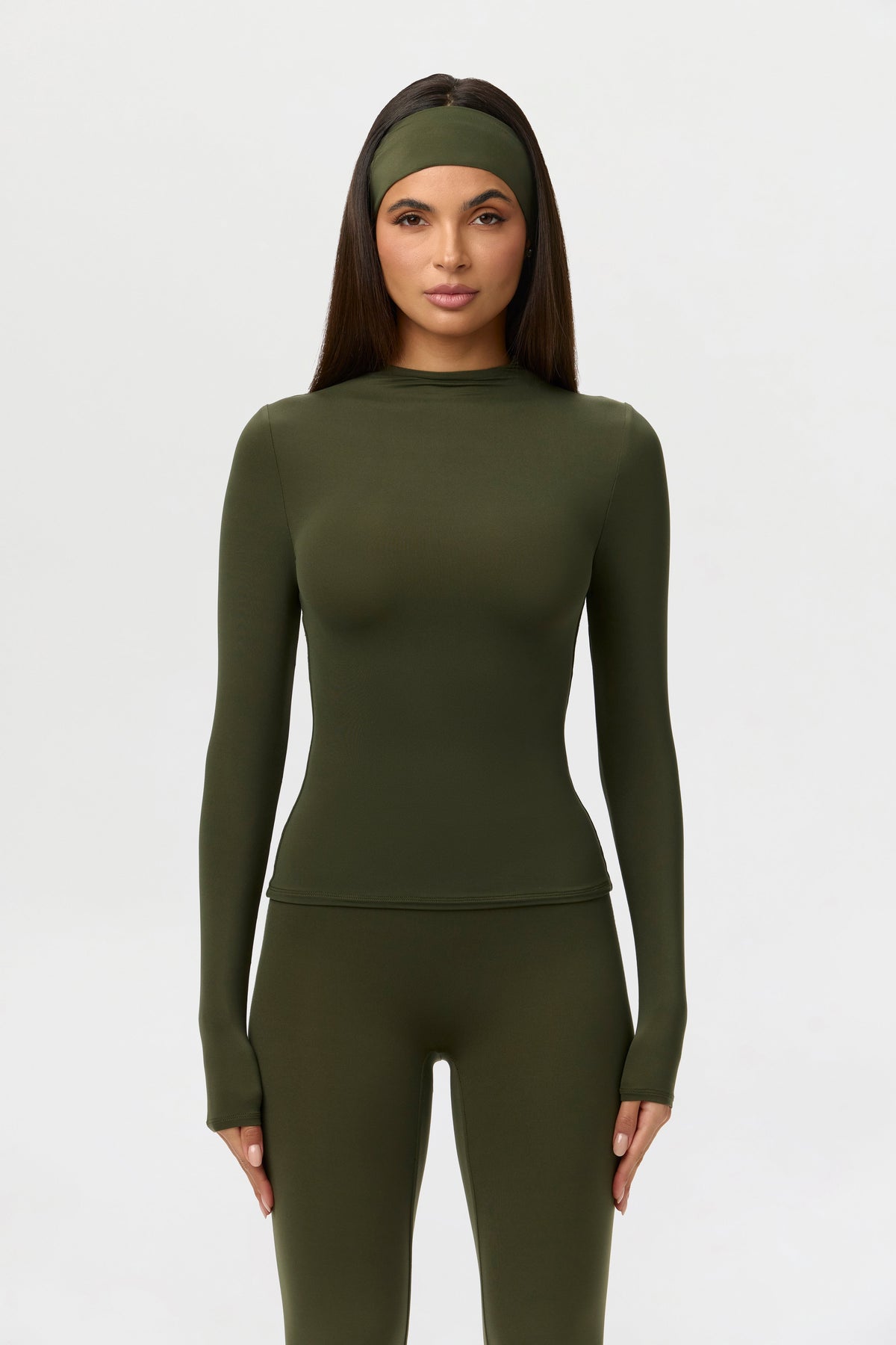 Naked Mock Neck Top