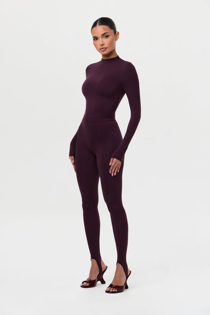 Naked Mock Neck Top