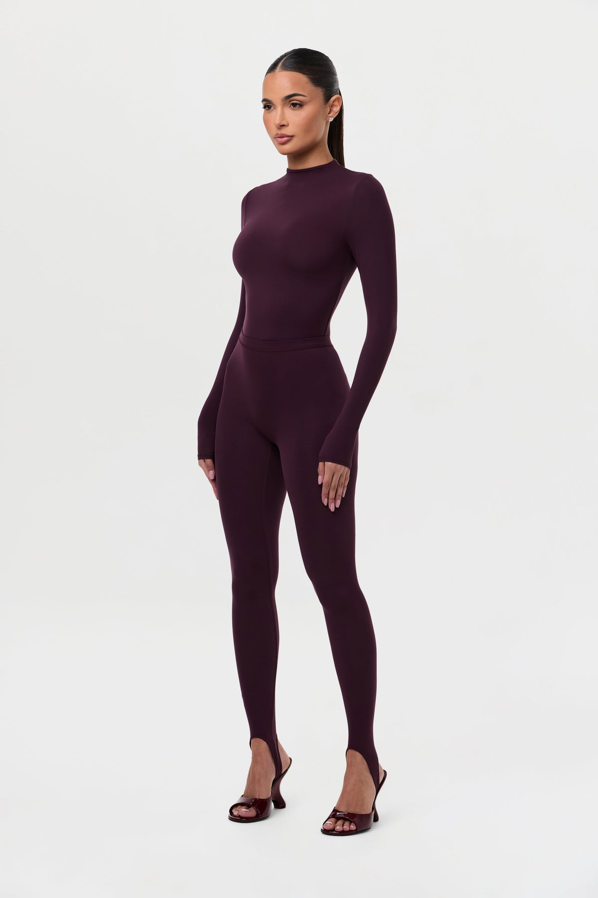 Naked Mock Neck Top