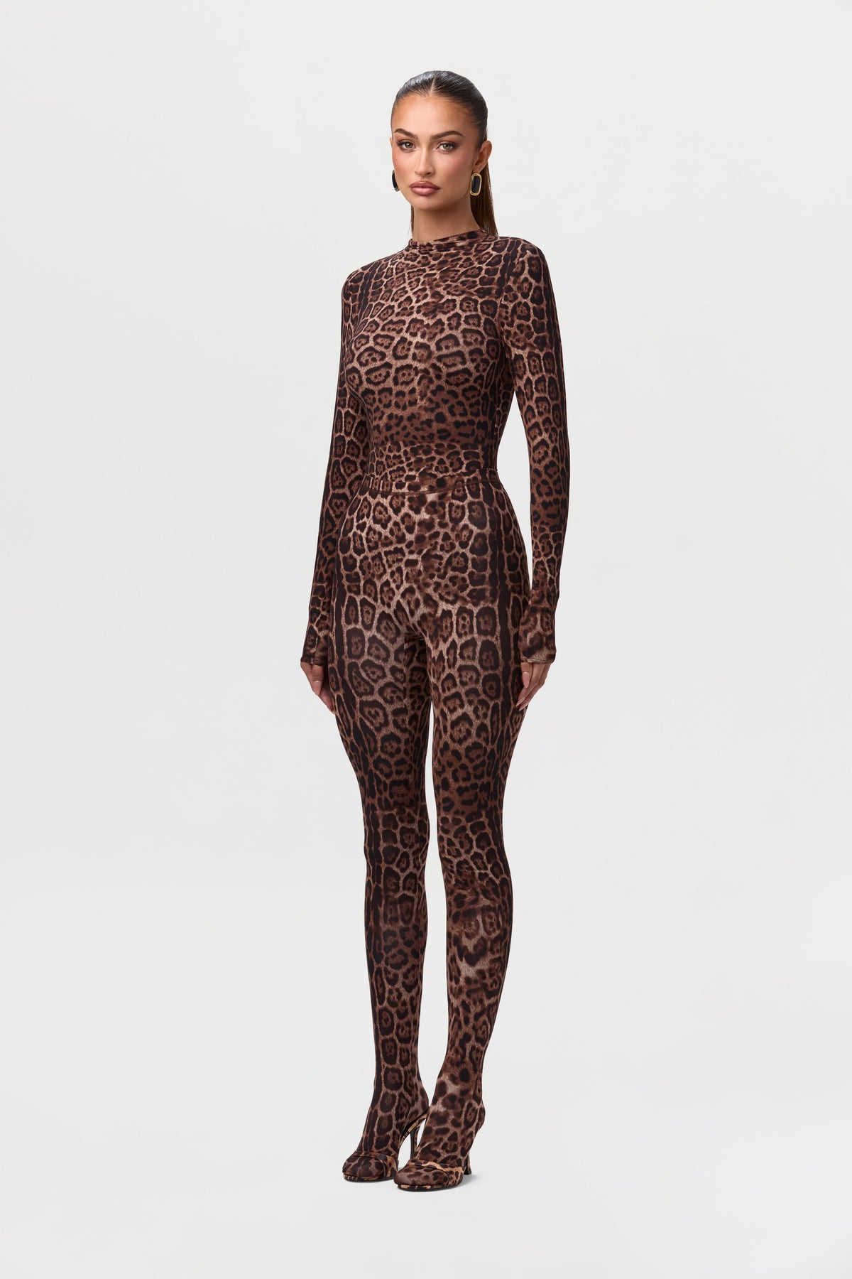 Naked Print Tights Petite