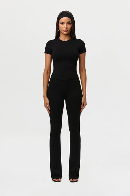 Smooth Bootcut Pants