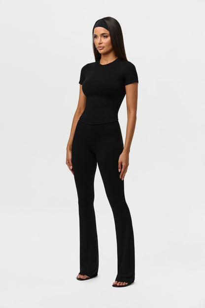 Smooth Bootcut Pants