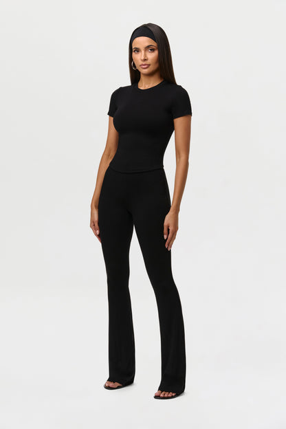 Smooth Bootcut Pants