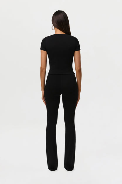 Smooth Bootcut Pants