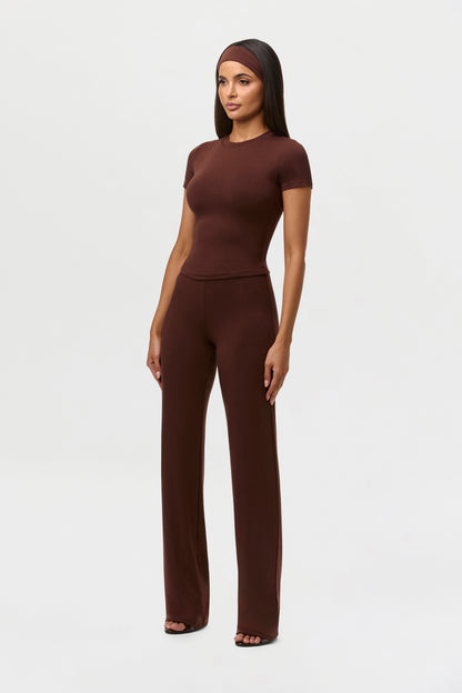 Smooth Straight Leg Pants