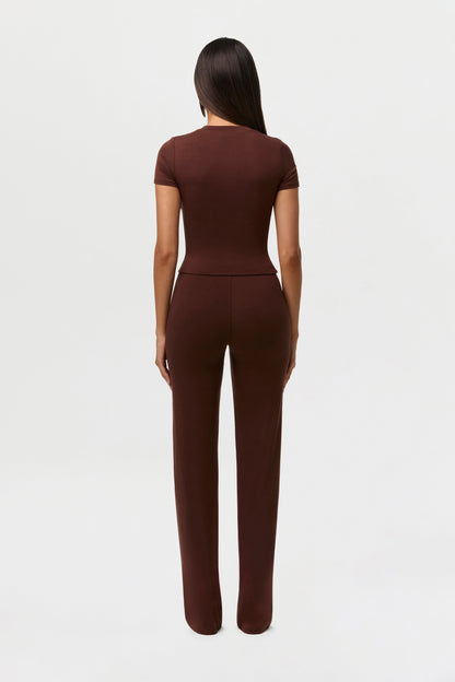 Smooth Straight Leg Pants