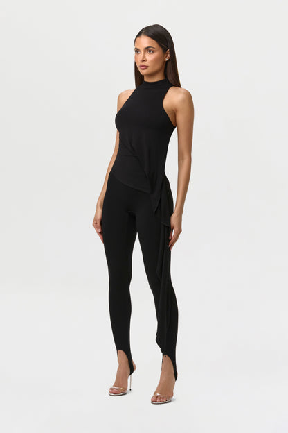 Smooth Asymmetric Stirrup Legging