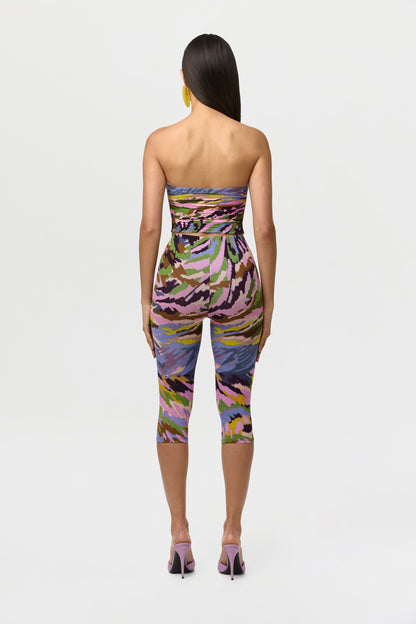 Naked Print Capri Legging