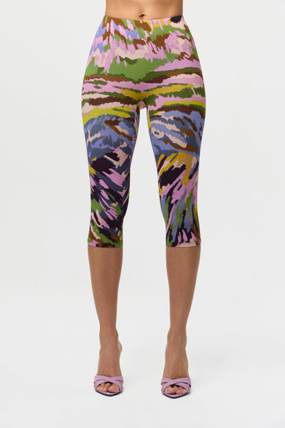 Naked Print Capri Legging