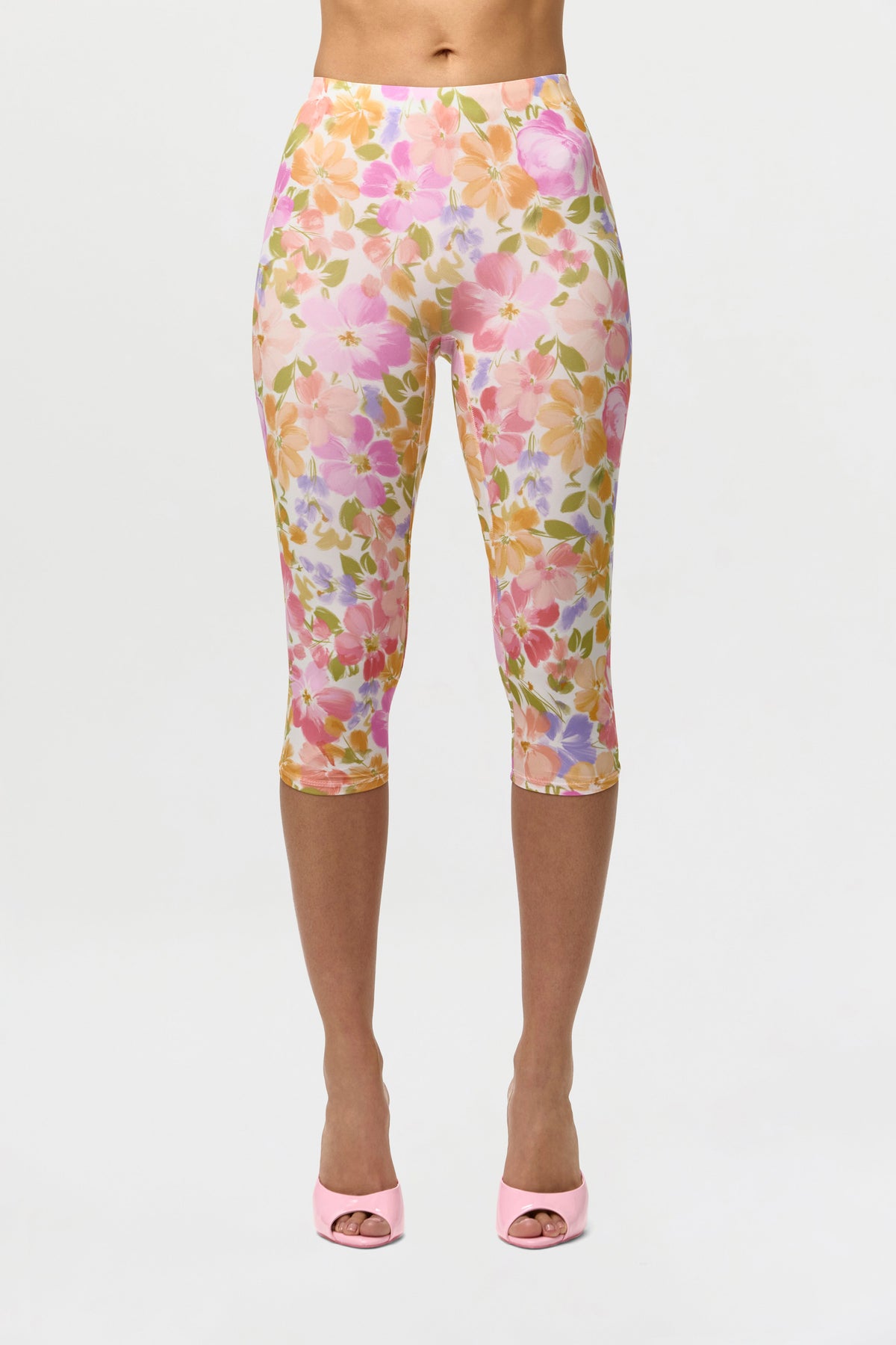 Naked Print Capri Legging