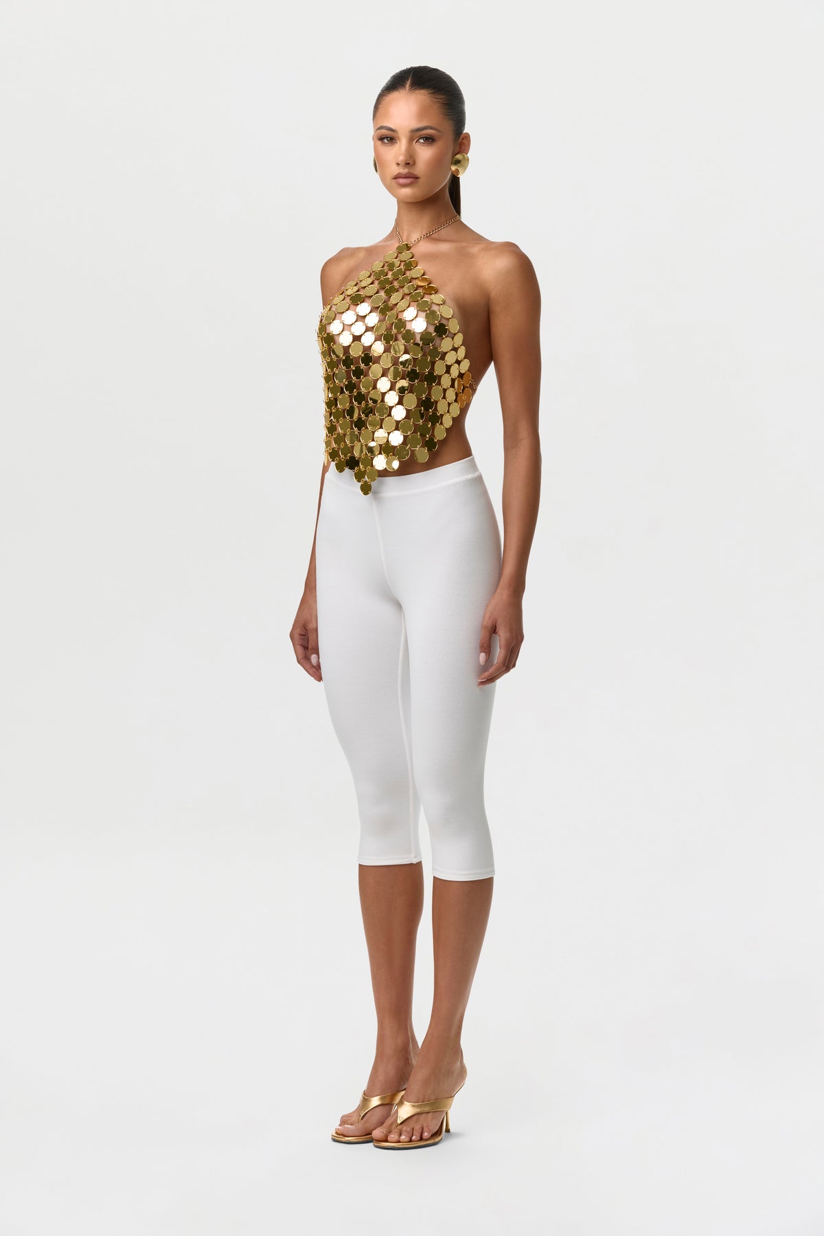 Smooth Sculpt Waist Capri Leggings