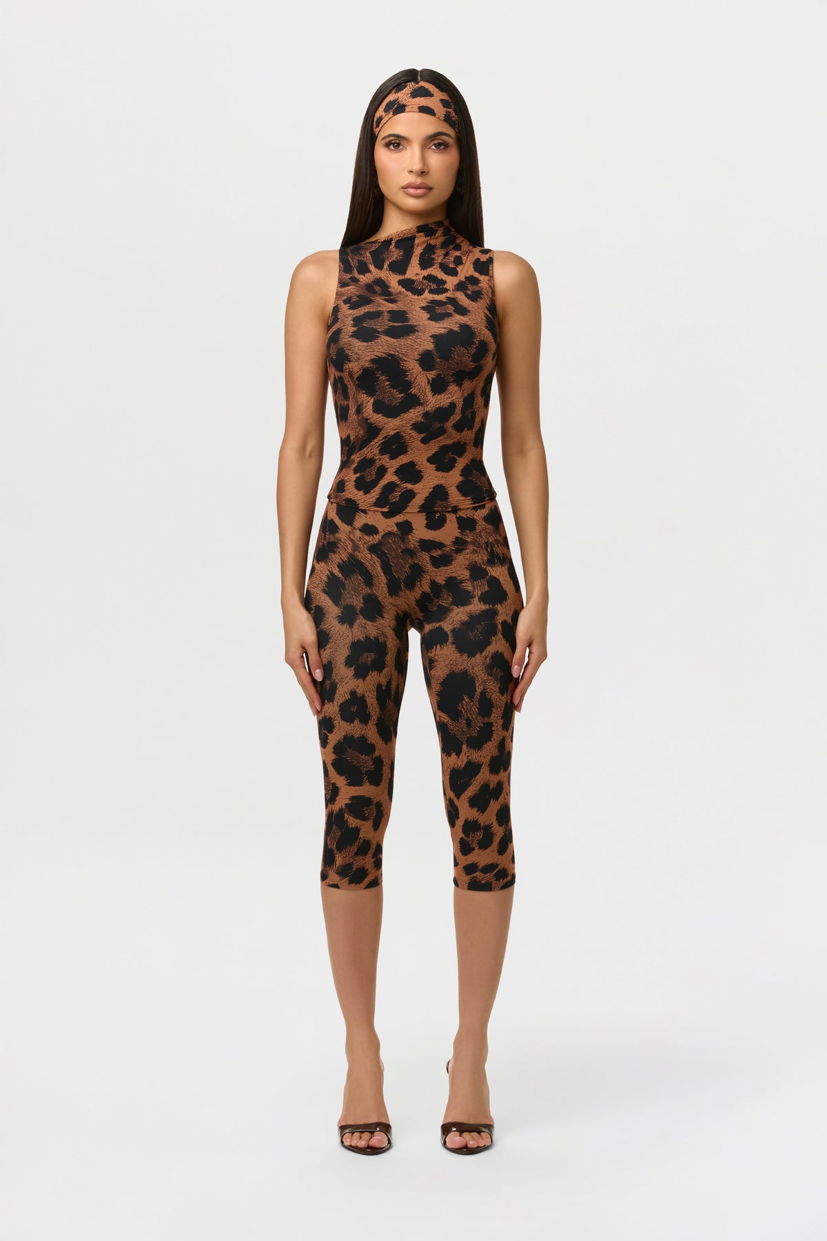 Naked Print Sleeveless Top