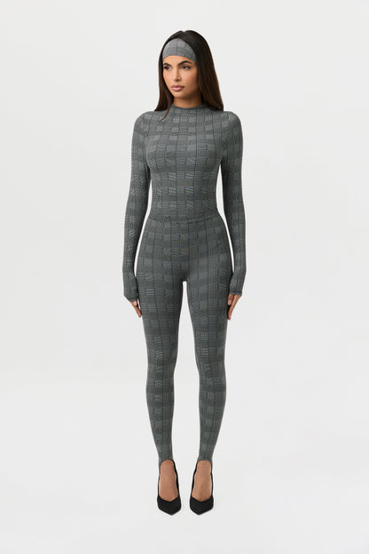 Naked Print Stirrup Legging