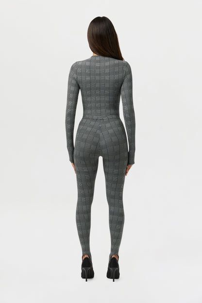 Naked Print Stirrup Legging